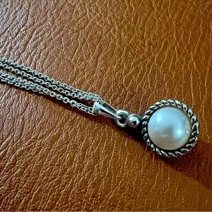 Brighton reversible pearl neckless.